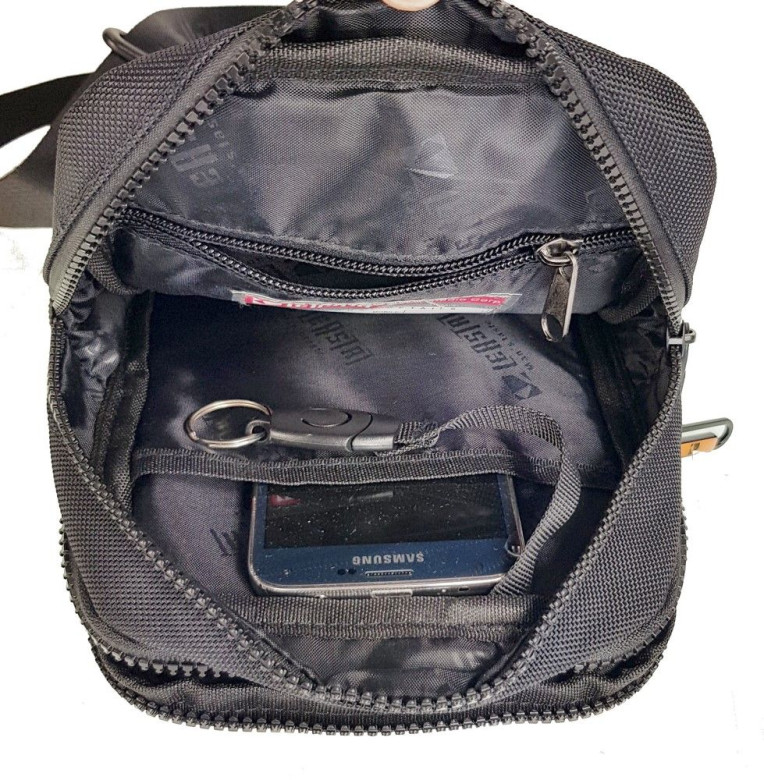 Рюкзак с одной лямкой LEASTAT 9010 чёрный