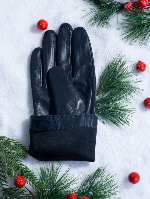 Перчатки женские Kasablanka 2327 черные Перчатки женские Kasablanka 2327 черные