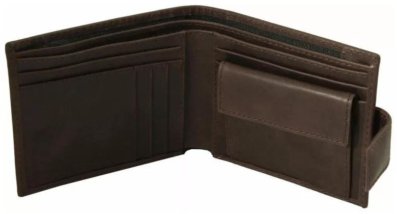 Мужское портмоне Dimanche Camel 634/K, коричневое, натуральная кожа