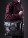 Сумка мужская Baggins 1015 графит(портфель)