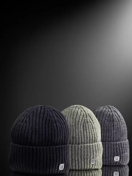 Шапка мужская 12828/2 MARHATTER чёрный (57-59)