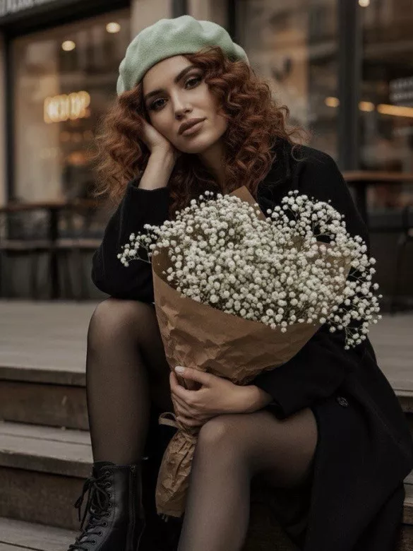Берет женский Stigler, зел.яблоко