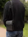 Сумка-планшет мужская HT 1293-4B чёрная Сумка-планшет мужская HT 1293-4B чёрная