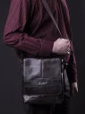 Сумка мужская Baggins 0107 коричневая пулап Сумка мужская Baggins 0107 коричневая пулап