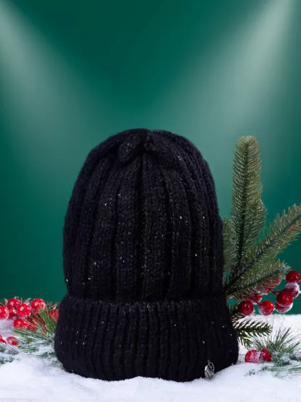 Шапка женская 12838/2 MARHATTER чёрный(56-58) Шапка женская 12838/2 MARHATTER чёрный(56-58)