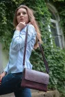 Женская бордовая кожаная сумка Natalia Kalinovskaya «Альда» Женская бордовая кожаная сумка Natalia Kalinovskaya «Альда»