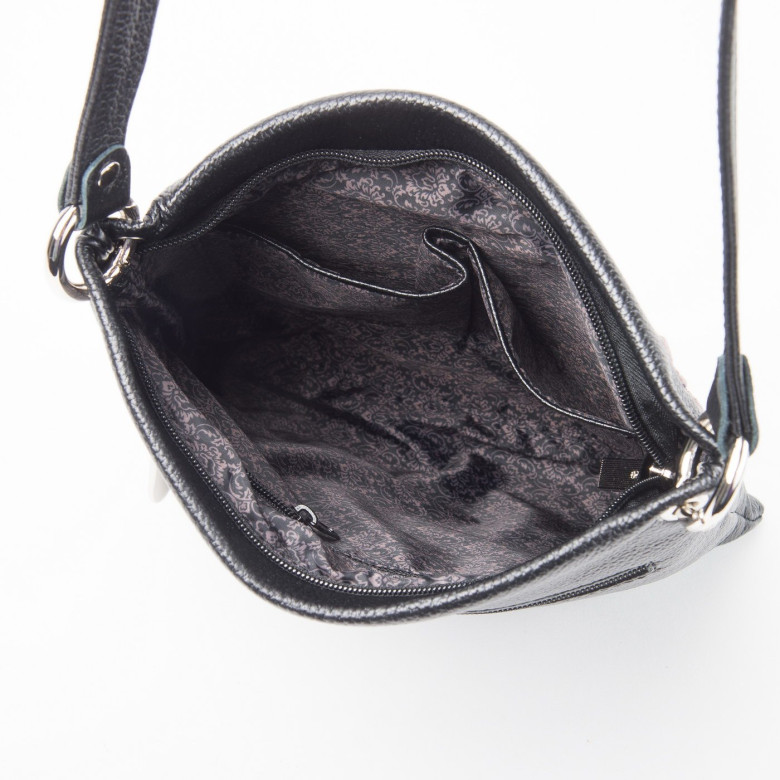 Сумка женская Protege, ДС-144-180 Техно чёрно-синяя