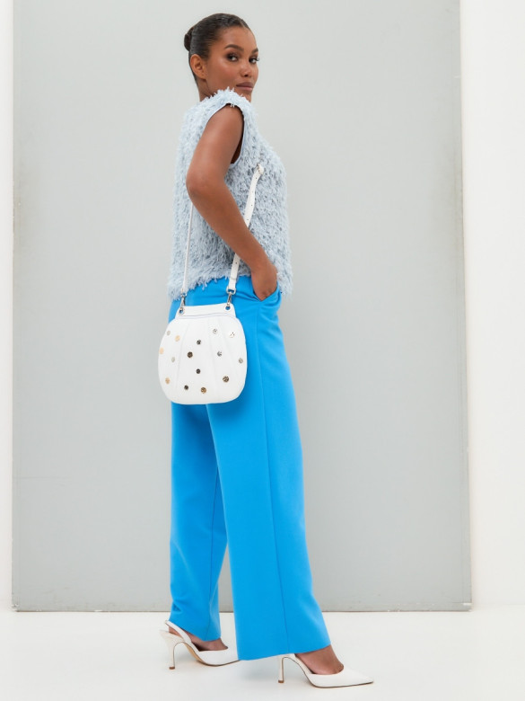 Сумка Curanni 2477 вителло белый/монет