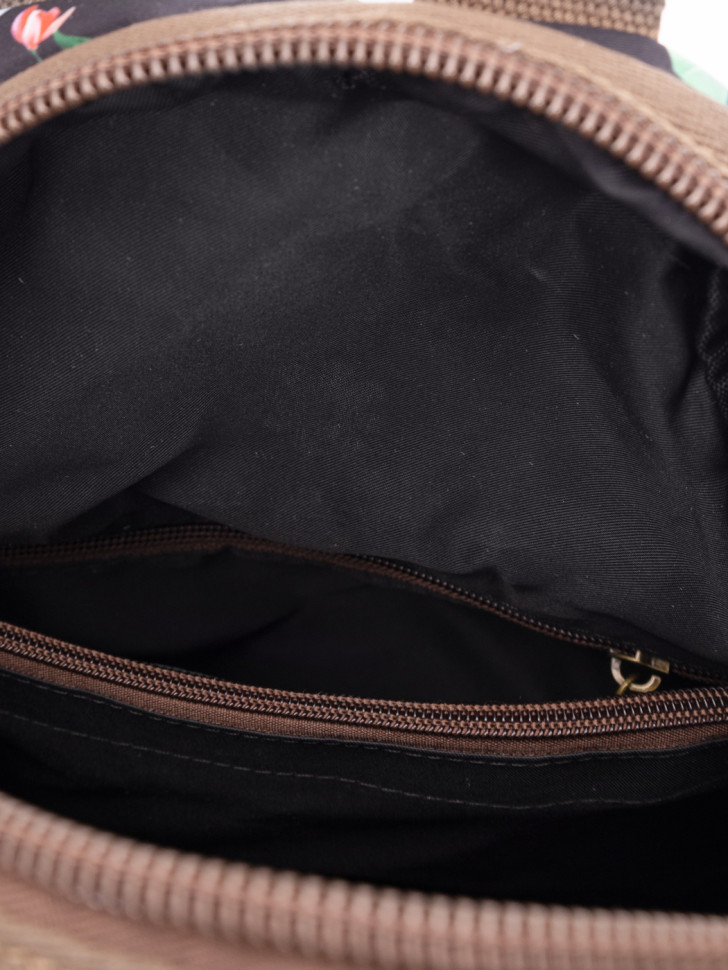 Рюкзак Anfuman Б 028 цветы черный Рюкзак Anfuman Б 028 цветы черный