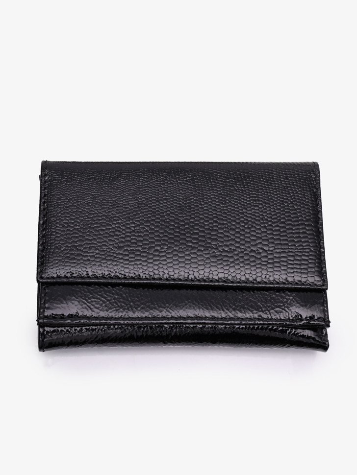 Портмоне женское Вектор ПЖ-453-2110/3210 черное варан Портмоне женское Вектор ПЖ-453-2110/3210 черное варан