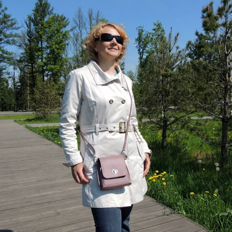 Сумка женская Natalia Kalinovskaya, «Альдо» сиреневая Сумка женская Natalia Kalinovskaya, «Альдо» сиреневая
