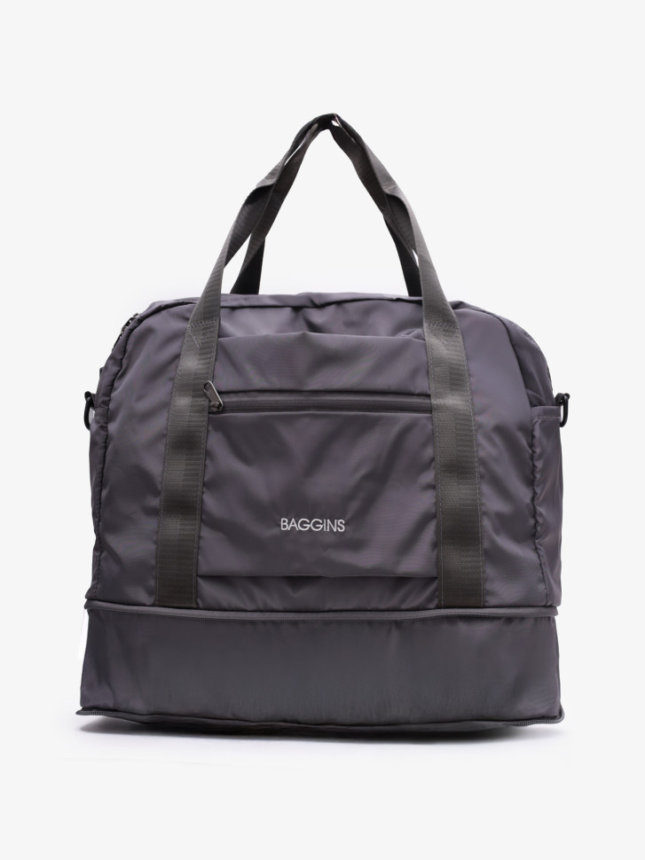 Сумка дорожно-спортивная Baggins 9230 серая Сумка дорожно-спортивная Baggins 9230 серая