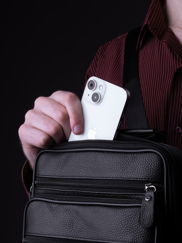 Сумка мужская Baggins 719 черная Сумка мужская Baggins 719 черная