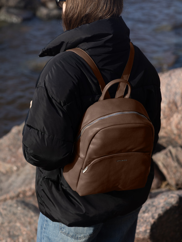 Рюкзак городской David Jones 7727 cocoa brown