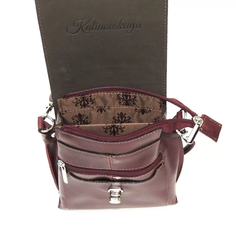 Сумка женская Natalia Kalinovskaya, С76т "Джун" бордо