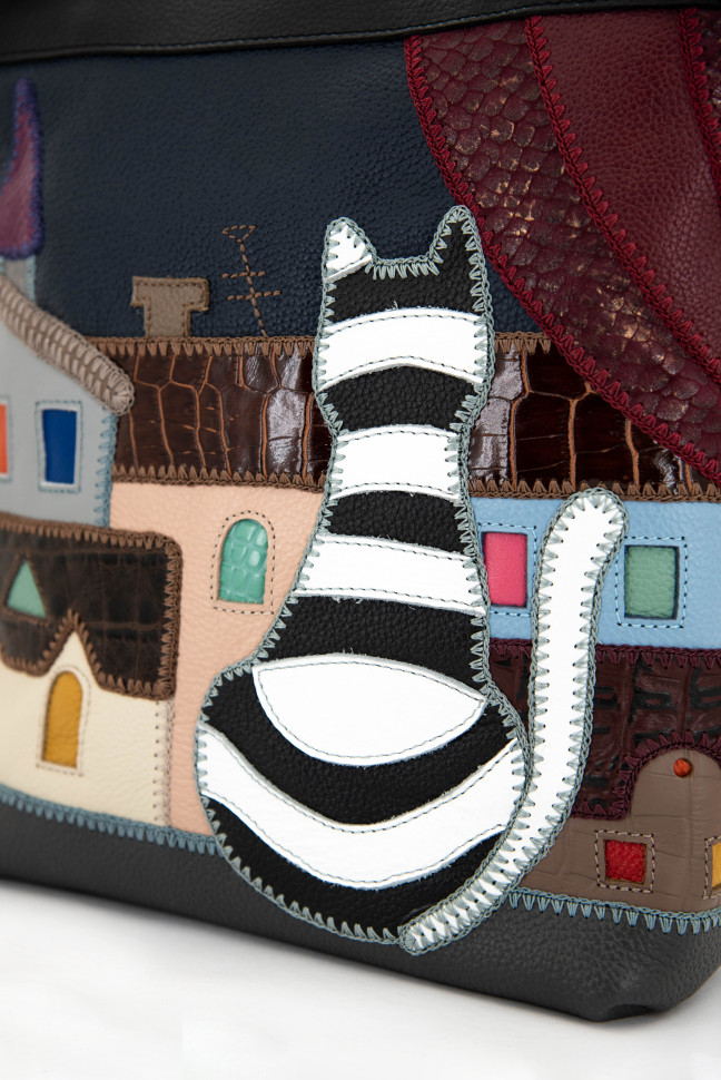 Сумка Protege ДС-528-305 "Окно ночь" черный флотер