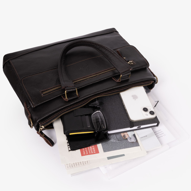 Сумка мужская Maxsimo Tarnavsky 1075 темно-коричневая Сумка мужская Maxsimo Tarnavsky 1075 темно-коричневая