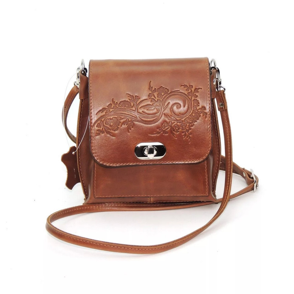 Сумка женская Natalia Kalinovskaya, С76т «Капри» рыжая