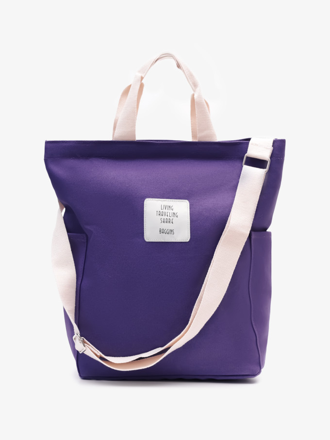 Сумка-шопер Living Traveling Share, Б 6005 темно-фиолетовая