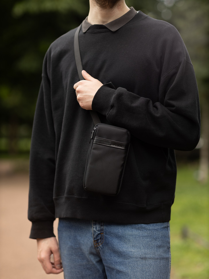 Сумка мужская David Jones 7690 black Сумка мужская David Jones 7690 black