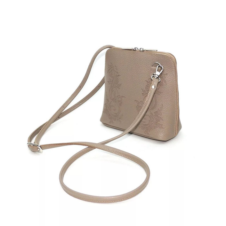 Женская кожаная сумка Natalia Kalinovskaya С83т "Вильма" капучино