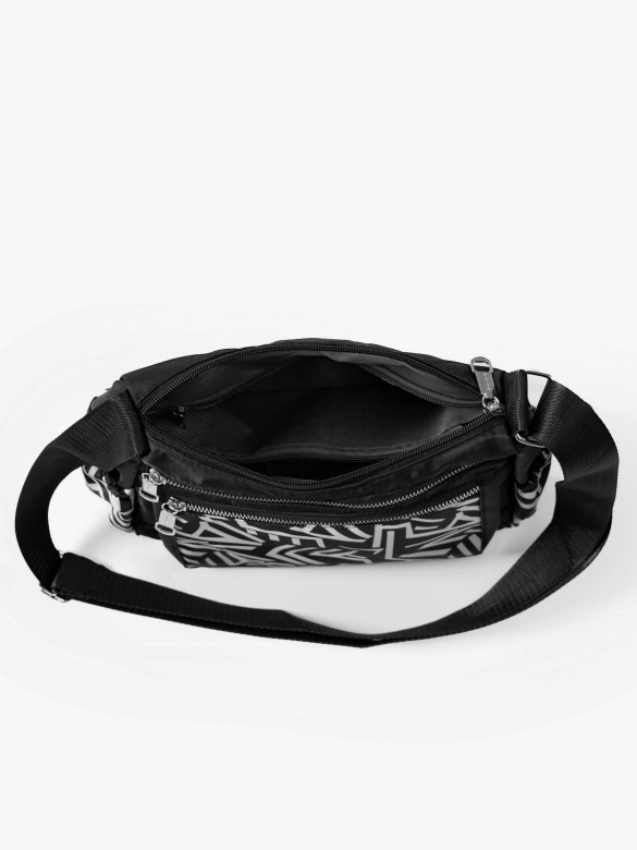 Сумка Ruilaisi, Б 1809 черная/белая Сумка Ruilaisi, Б 1809 черная/белая