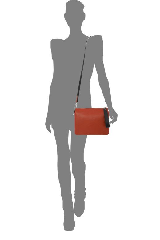 Сумка женская Protege, Ц-450.37 бел/оранж/чер.фл.+гл. Сумка женская Protege, Ц-450.37 бел/оранж/чер.фл.+гл.