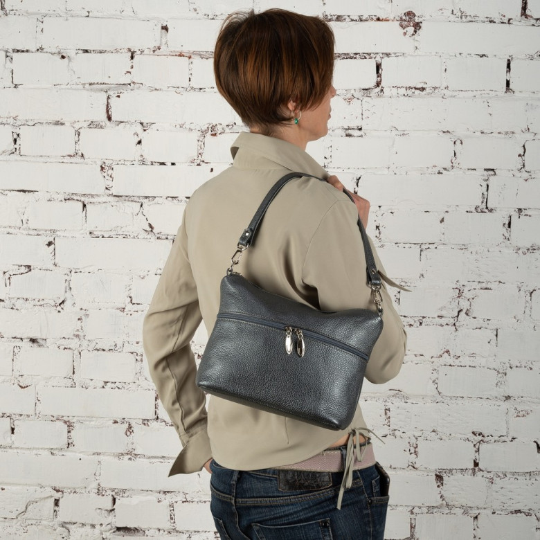 Сумка женская Sumkov 276 бордовая флотер