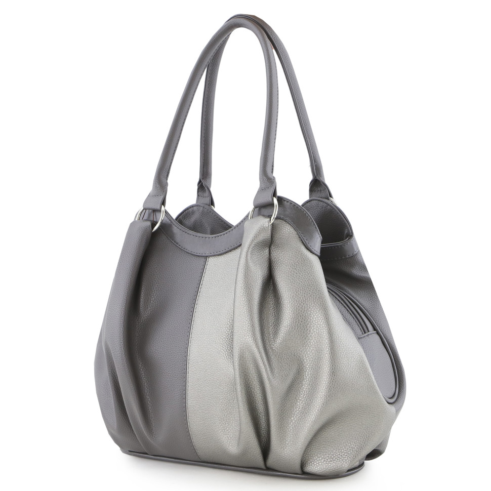 Сумка Оливи, 260 серая/серебристая Сумка Оливи, 260 серая/серебристая