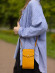 Сумка женская для телефона 5509 yellow Сумка женская для телефона 5509 yellow