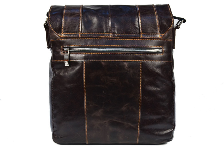 Сумка-планшет мужская XL Zolo, 24015 cognac