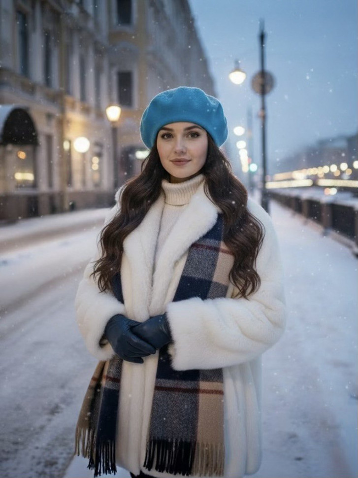 Берет женский Stigler, айсберг Берет женский Stigler, айсберг