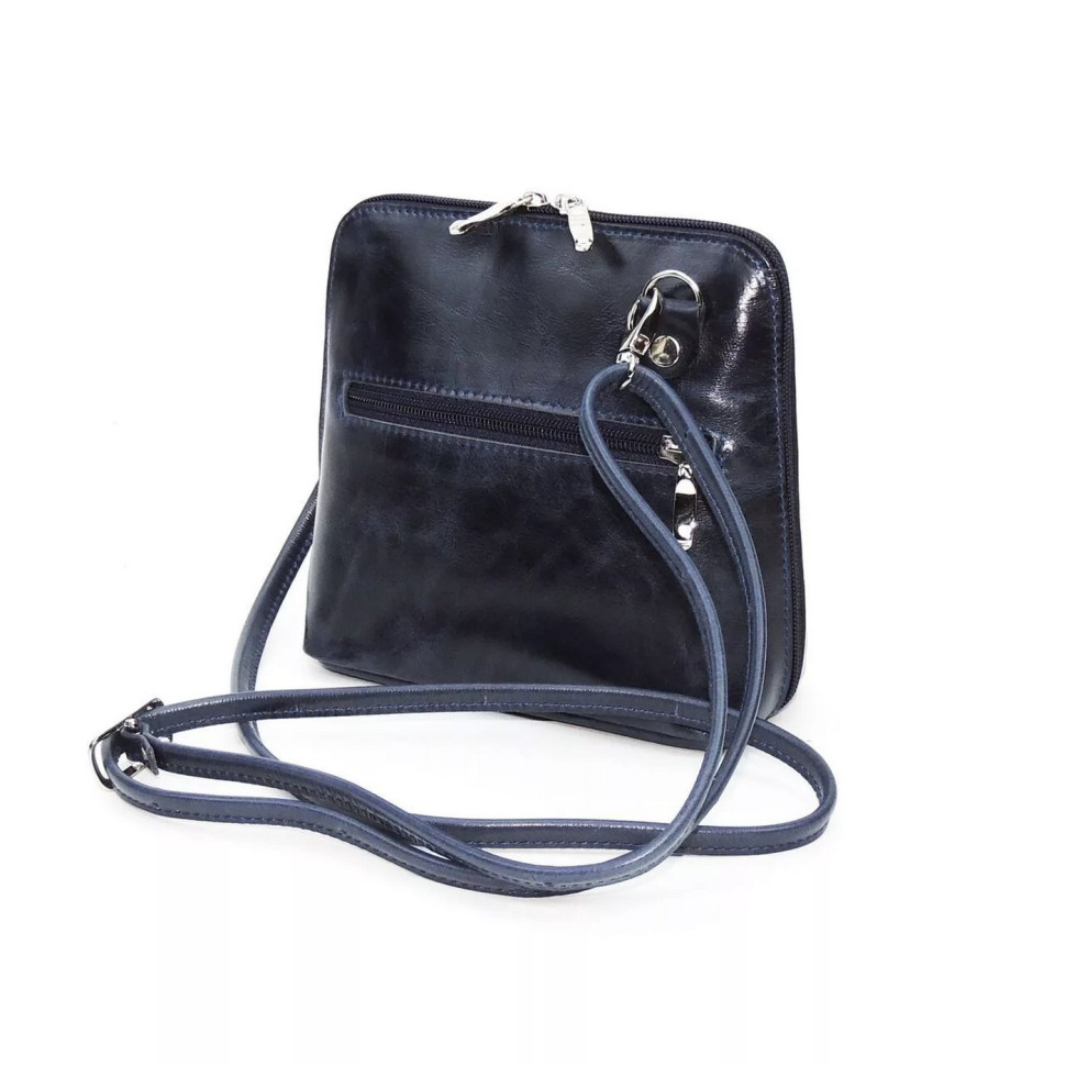 Женская кожаная сумка Natalia Kalinovskaya С83п "Уна" синяя