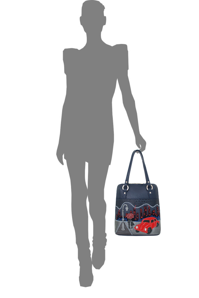 Сумка-трансформер женская Protege, ДС-226-236, "Город-30"синяя Сумка-трансформер женская Protege, ДС-226-236, "Город-30"синяя