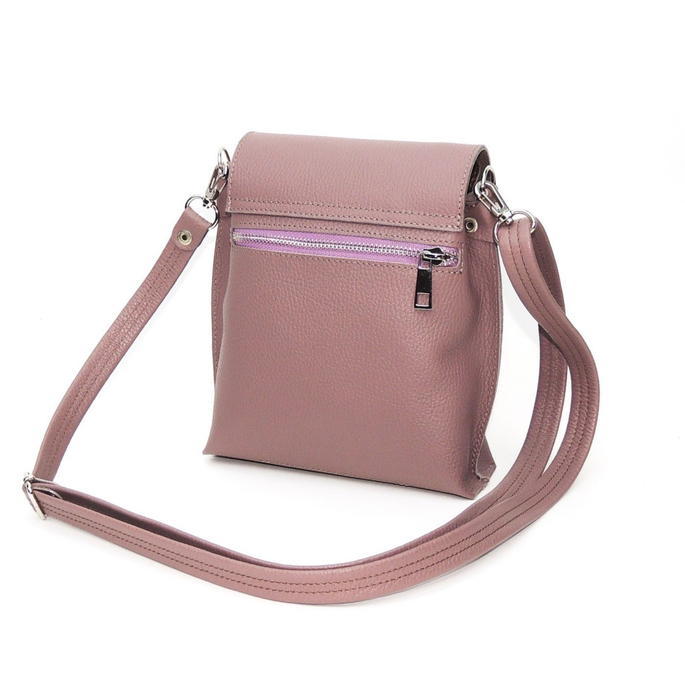 Женская кожаная сумка Natalia Kalinovskaya С86т "Рози" розовая Женская кожаная сумка Natalia Kalinovskaya С86т "Рози" розовая