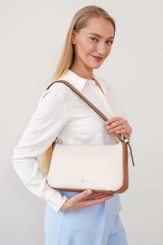 Сумка Protege Ц-549/2 бежевый/оранж флотер Сумка Protege Ц-549/2 бежевый/оранж флотер