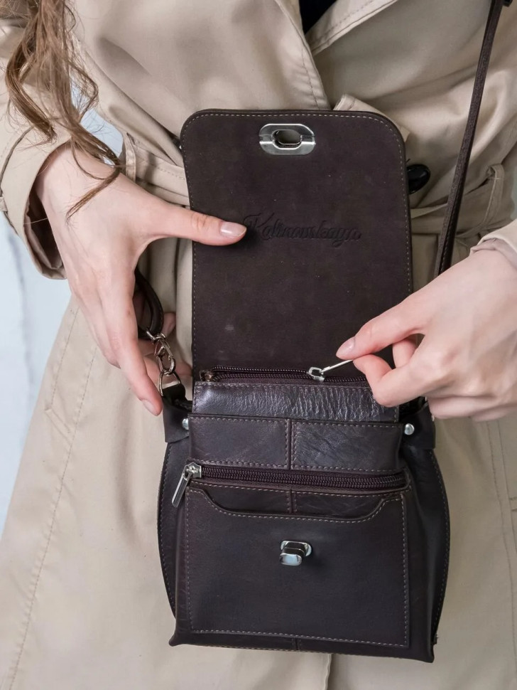 Сумка женская Natalia Kalinovskaya С76т.621 «Лаура» коричневая Сумка женская Natalia Kalinovskaya С76т.621 «Лаура» коричневая