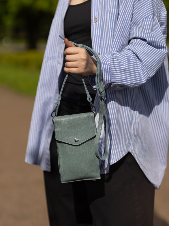 Сумка женская для телефона 5509 blue Сумка женская для телефона 5509 blue