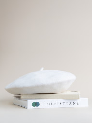 Берет женский Stigler 17-002, белый Берет женский Stigler 17-002, белый