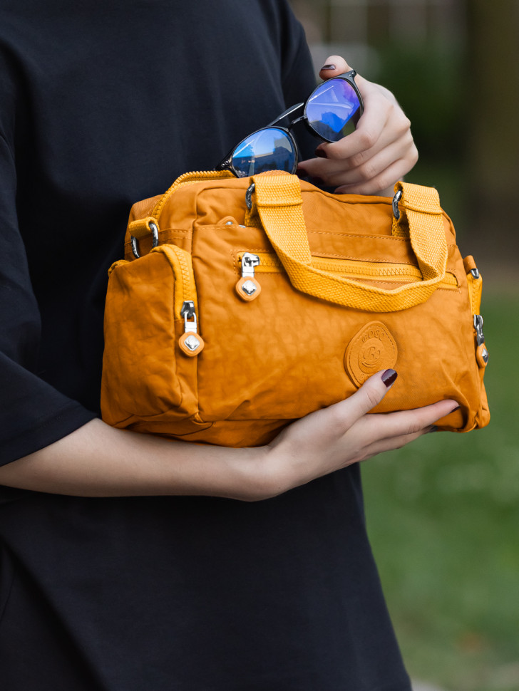 Сумка женская Bobo 66108 жёлтая Сумка женская Bobo 66108 жёлтая