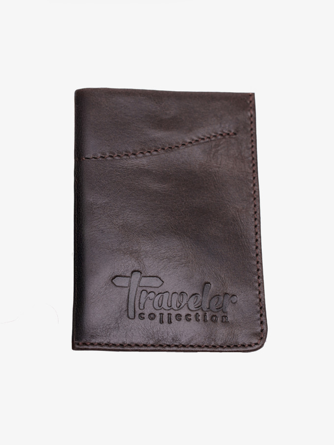 Картхолдер КХ-328-1921 "Traveler" шоколад Картхолдер КХ-328-1921 "Traveler" шоколад