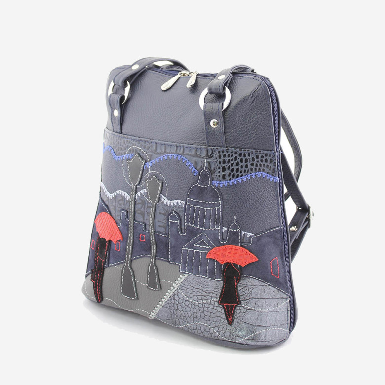 Сумка-трансформер Protege, ДС-226-73 Город № 10 синяя