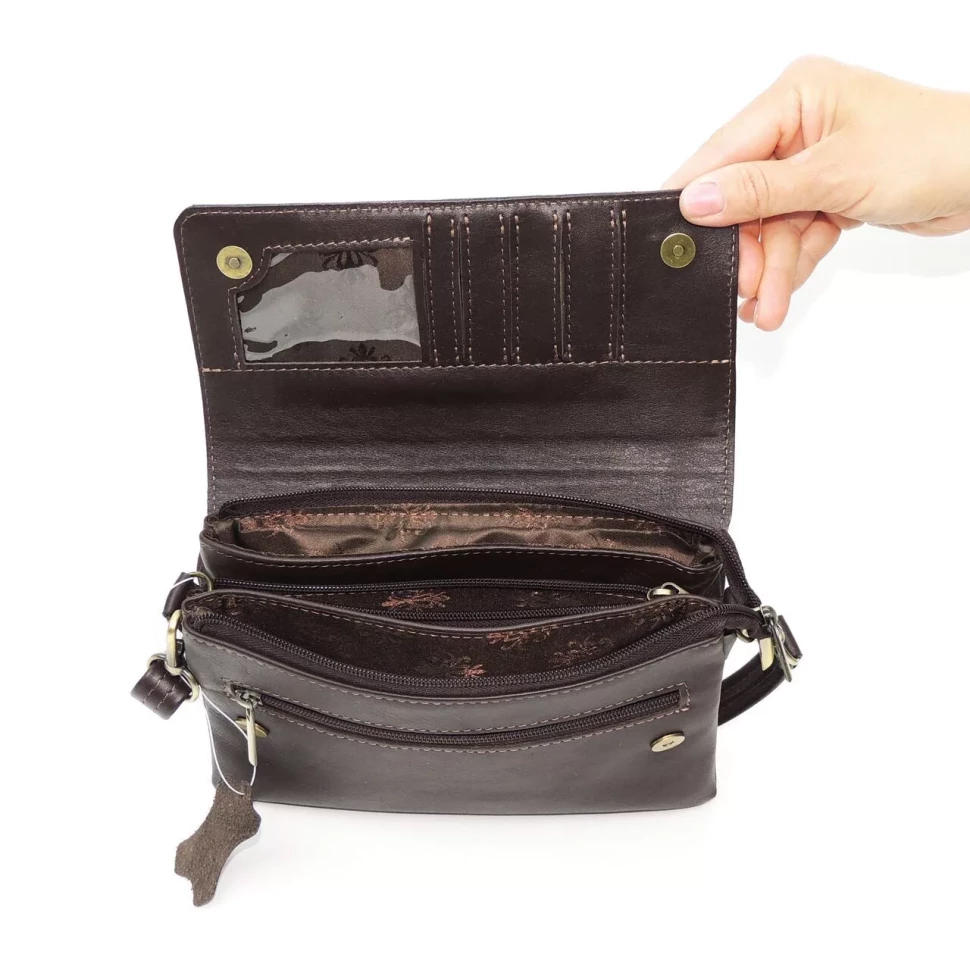 Женская кожаная сумка Natalia Kalinovskaya С74п «Кристи» кор.