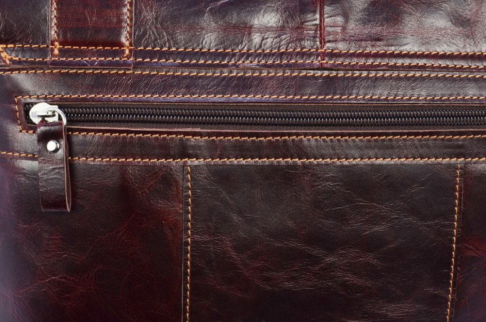 Сумка-планшет мужская XL Zolo, 1138-8 cognac Сумка-планшет мужская XL Zolo, 1138-8 cognac