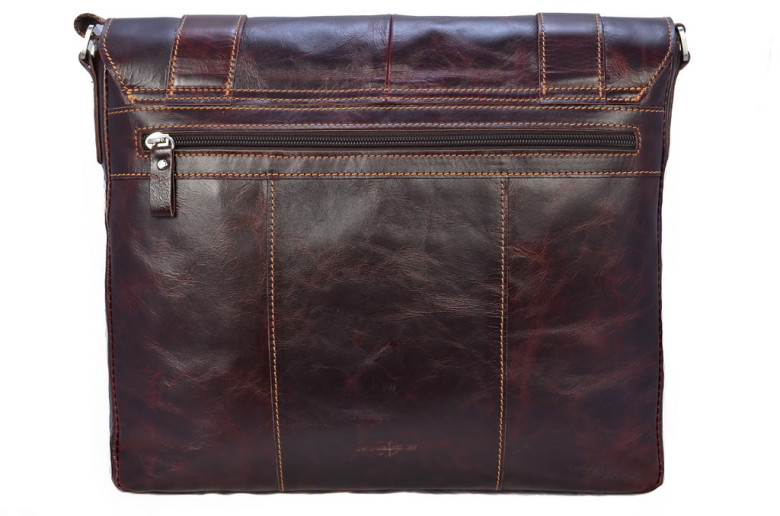 Сумка-планшет мужская XL Zolo, 1138-8 cognac Сумка-планшет мужская XL Zolo, 1138-8 cognac