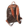 Рюкзак женский Natalia Kalinovskaya Р-43.602-1 «Леона» коричневый/рыжий гладкий