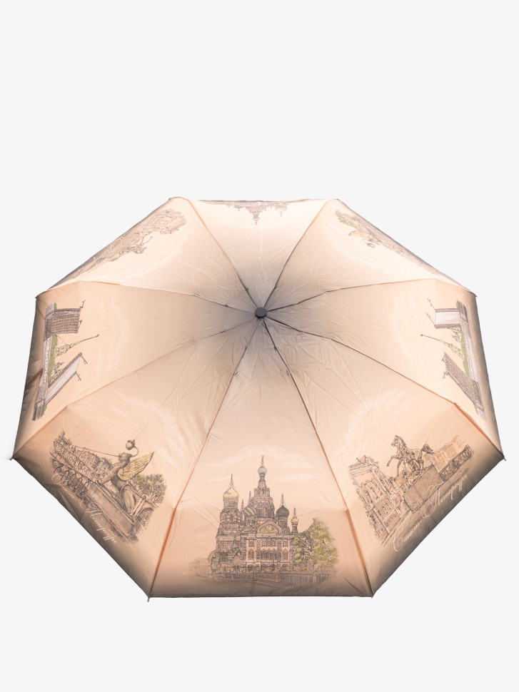 Зонт женский EuroClim 121 достопримечательности Петербурга