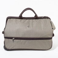 Дорожная сумка-саквояж TsV 514.2 гусиная лапка с колёсами Дорожная сумка-саквояж TsV 514.2 гусиная лапка с колёсами