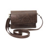 Коричневая женская кожаная сумка Natalia Kalinovskaya С74п-622 «Аллегра» 