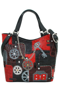 Сумка женская Protege, ДС-189-125 Техно чёрно-красная Сумка женская Protege, ДС-189-125 Техно чёрно-красная